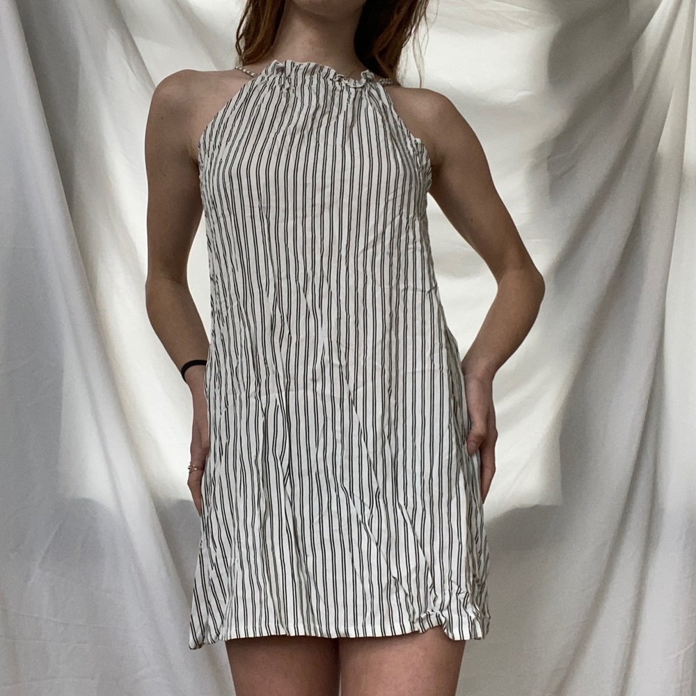 Faithfull the brand striped mini dress
